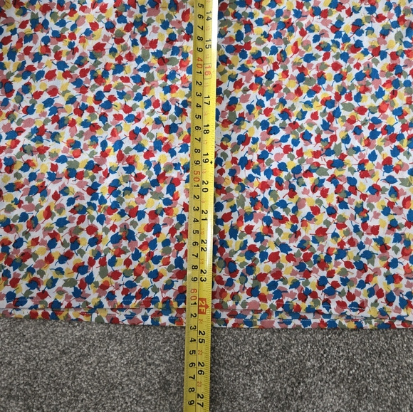 (XL) 🌈 Talbots multicolored leaf print sleeveless top - Picture 6 of 6